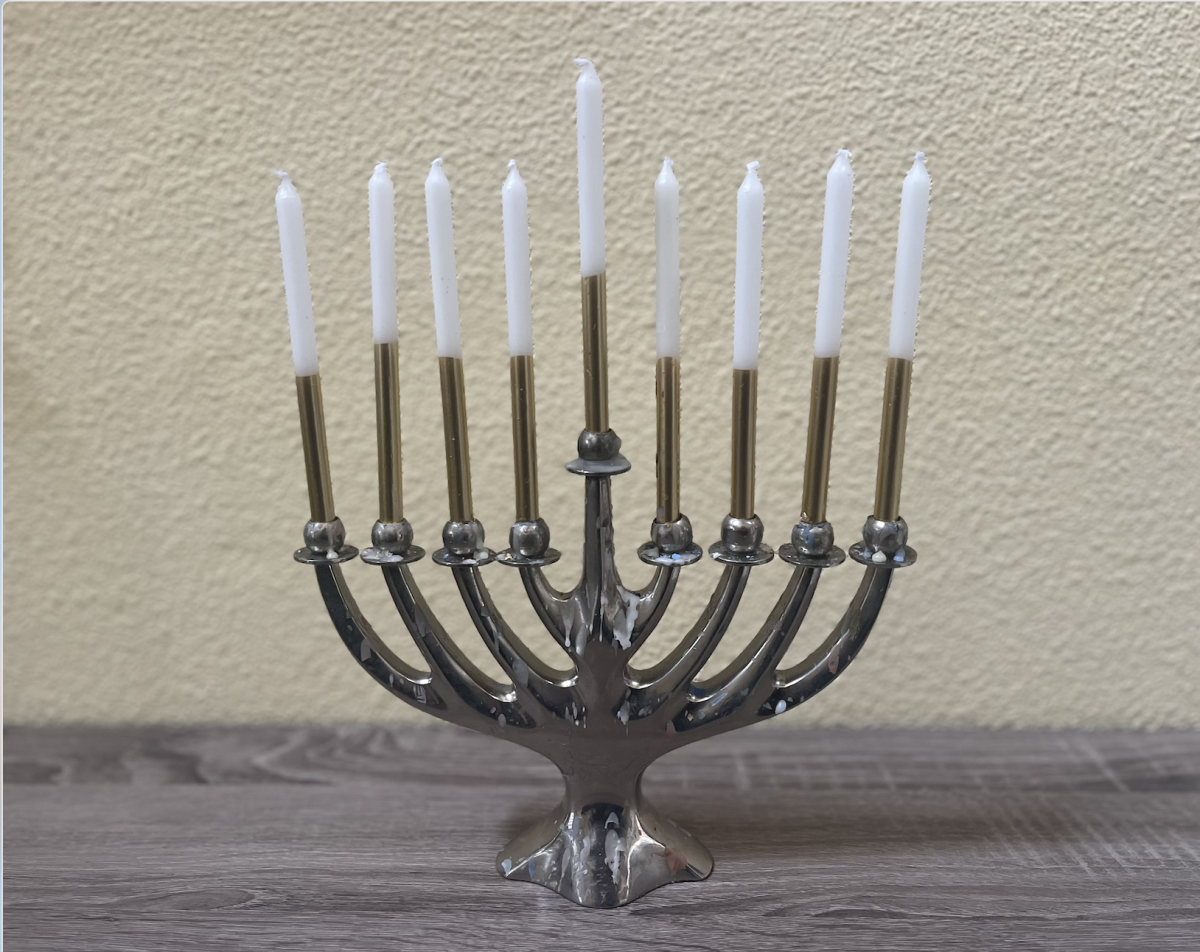 On each night of Hanukkah, a new candle is lit on the menorah in order to remember the eight nights that the Israelites had oil for their lamps.